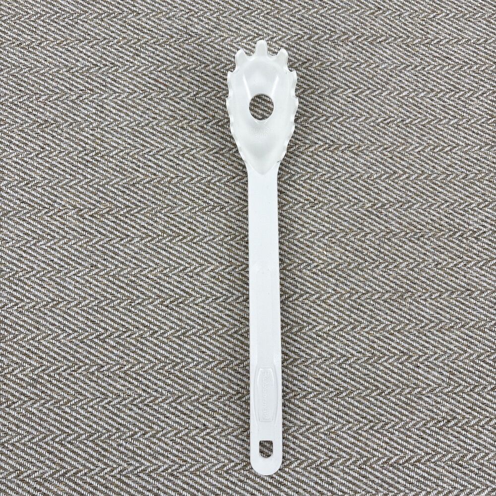 Rubbermaid #1976 Pasta Spaghetti Server Portion‎ Measurer Nylon Spoon Fork White